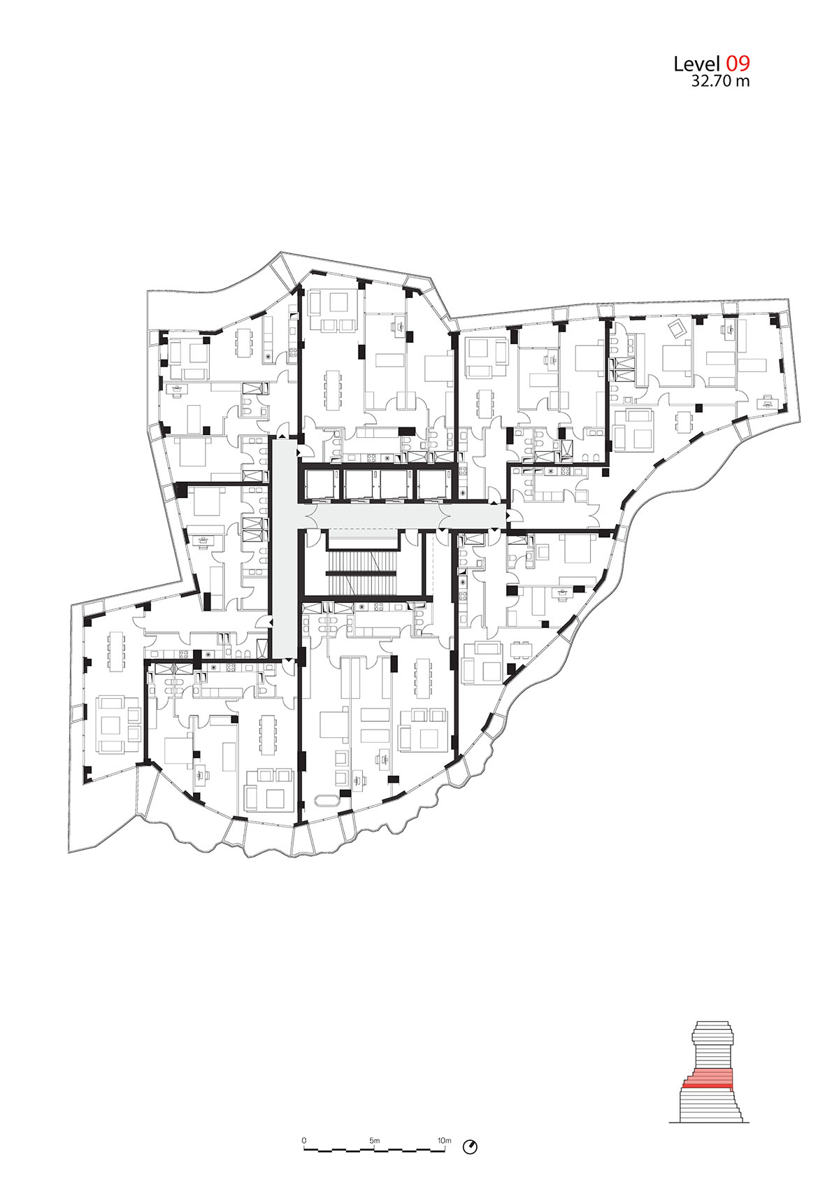 MVRDV sculpts mixed-use tower in the shape of a statue of Albania’s national hero