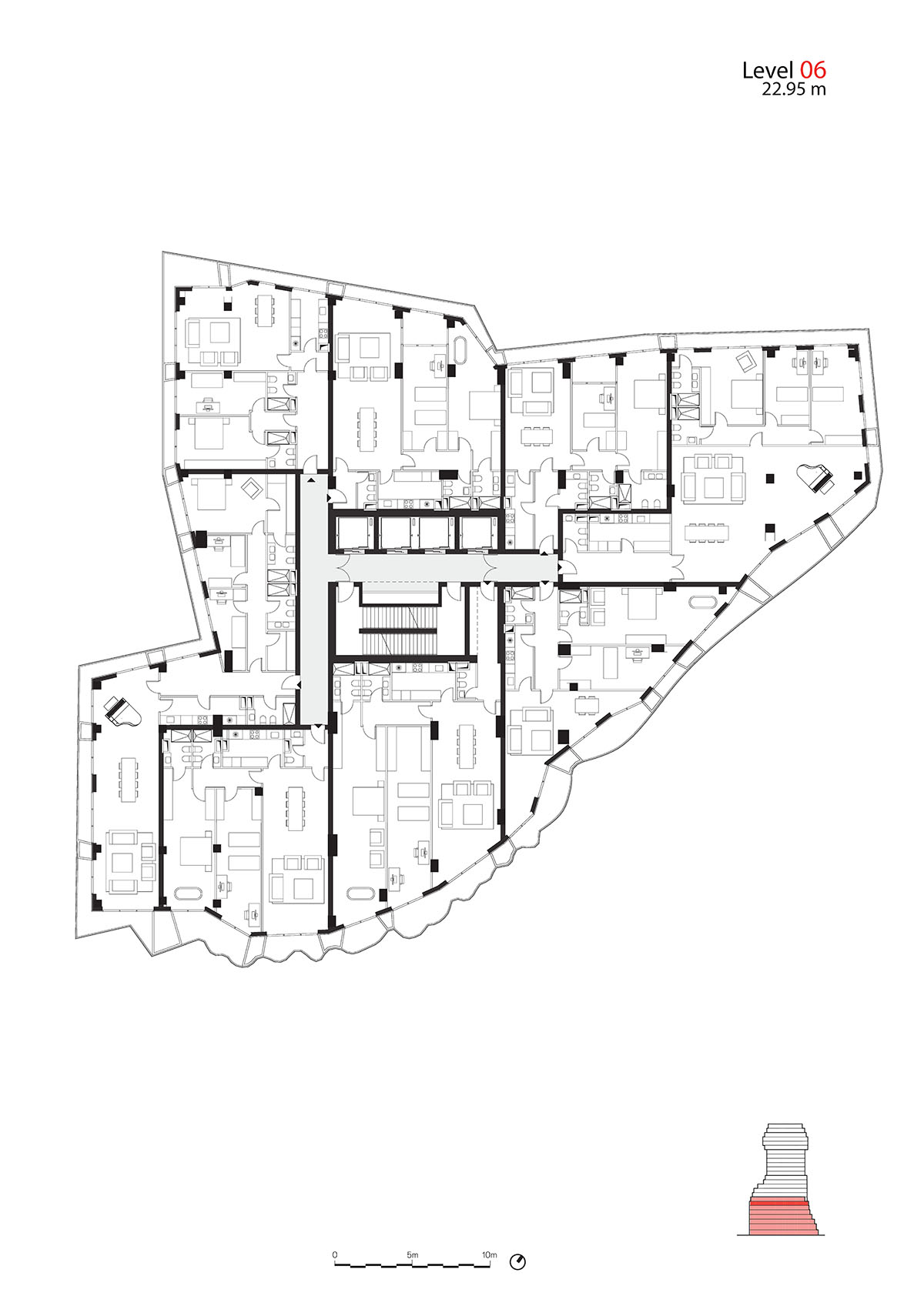 MVRDV sculpts mixed-use tower in the shape of a statue of Albania’s national hero