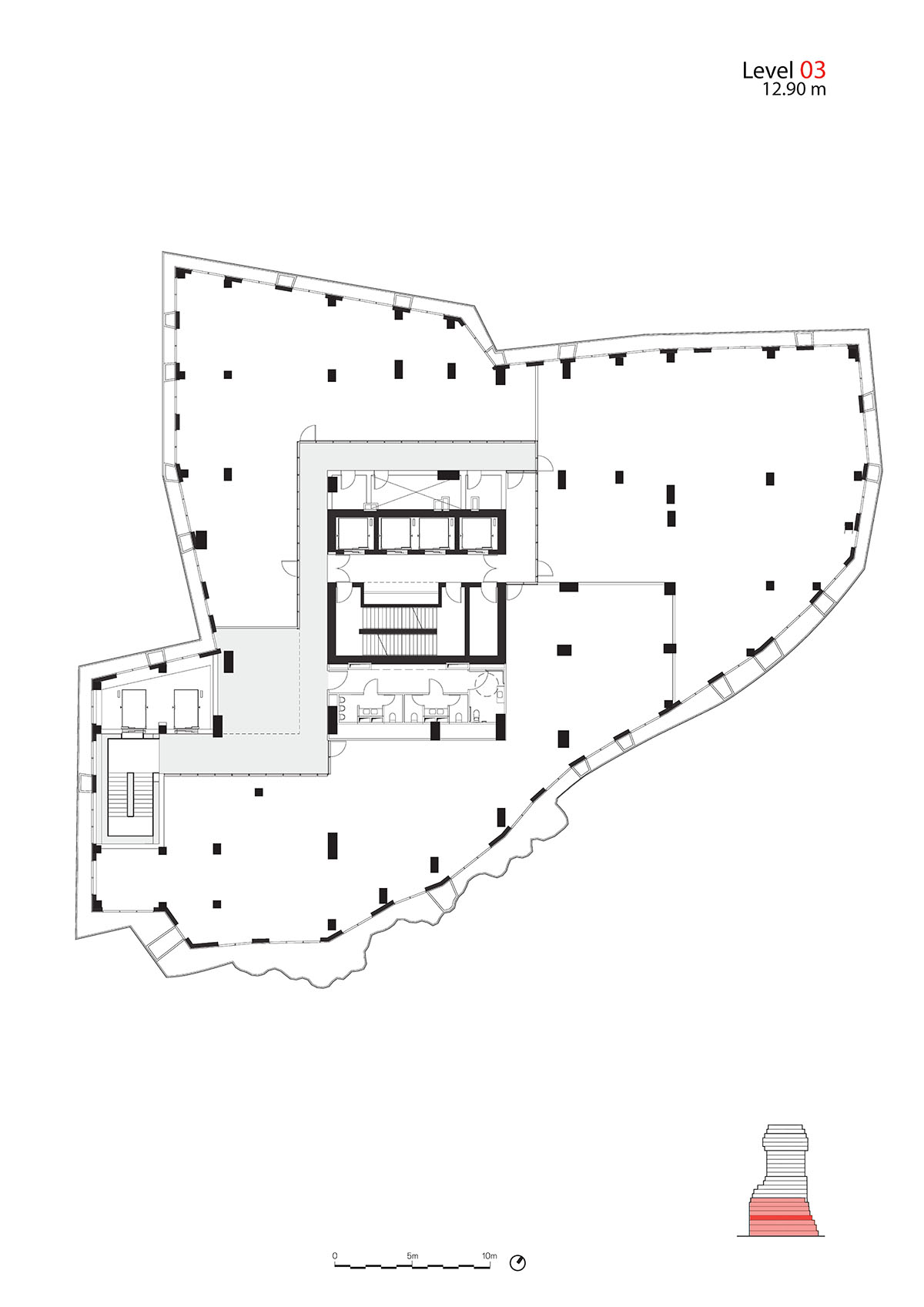 MVRDV sculpts mixed-use tower in the shape of a statue of Albania’s national hero