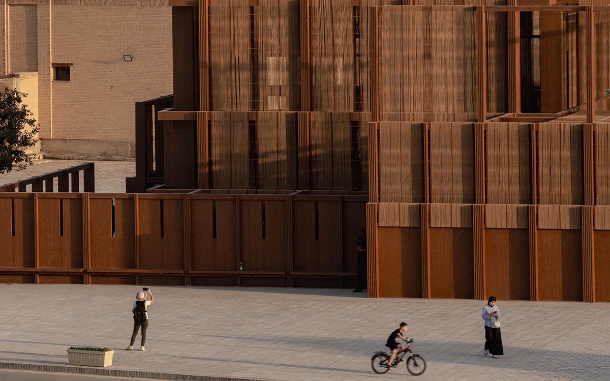 EAST Architecture brings AlMusalla installation to the Bukhara Biennial in Uzbekistan
