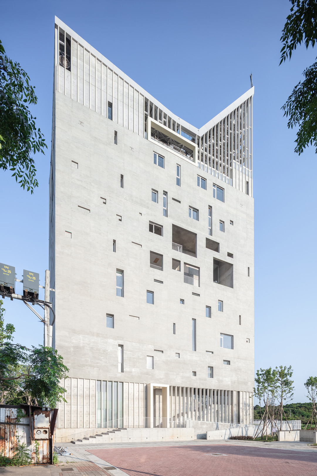 The Gothic Church on a Skyscraper