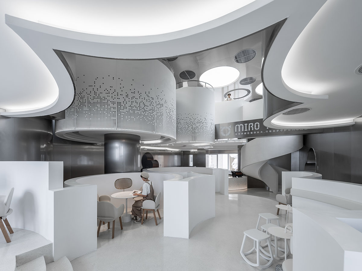 Wutopia Lab creates fairytale-like interiors for a bookstore in Jiangsu, China