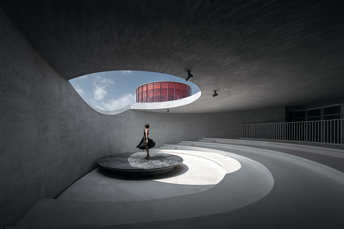 Circular, oval and square volumes form art museum designed by Wutopia Lab in China 