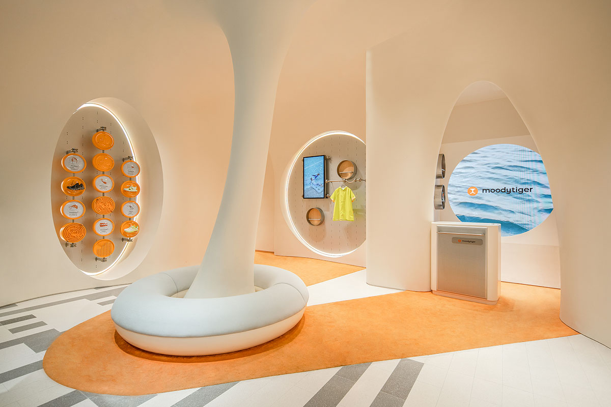 Sò Studio merges educational games with spatial design for a sports brand in Shanghai 