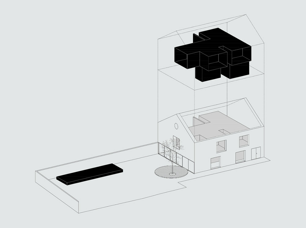 Extrastudio converted former winery in Portugal  into a new family home with red mortar walls