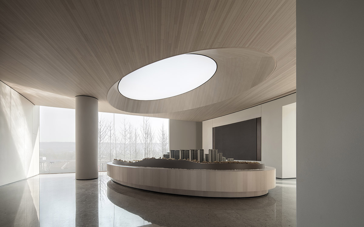 ONE-CU Interior Design Lab completes interiors of Xi'an Vanke - View Lake Sales Center in China
