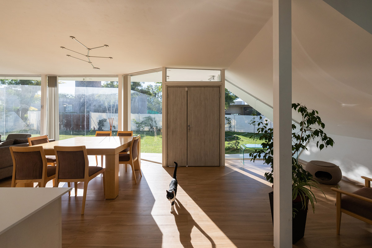 Sincresis Arquitectos designs cross-shaped family house on the outskirts of Córdoba