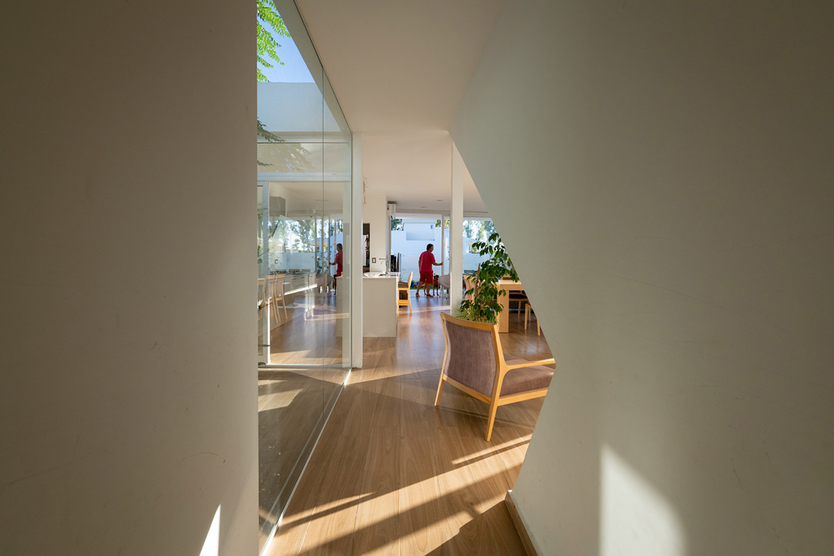 Sincresis Arquitectos designs cross-shaped family house on the outskirts of Córdoba