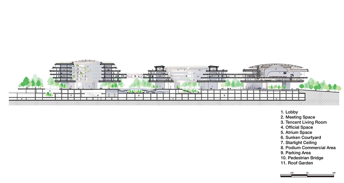 MAD reveals design and construction update for Tencent's new Shenzhen Headquarters