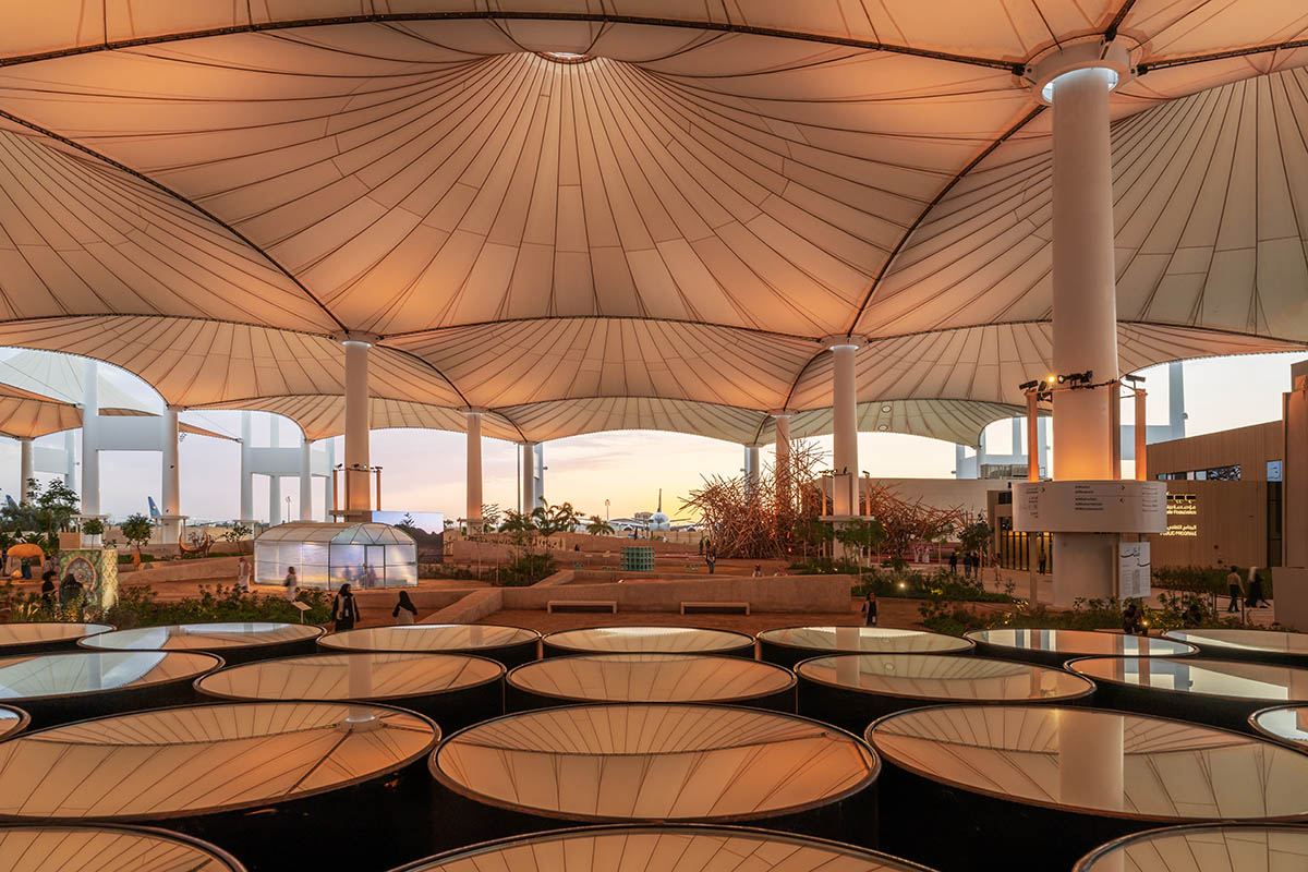 OMA creates scenography with monumental archetypal elements for the Islamic Arts Biennale