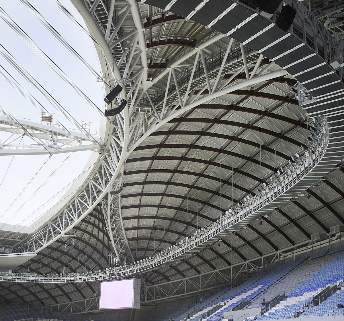 Zaha Hadid Architects' Al Janoub Stadium opens for World Cup in Qatar