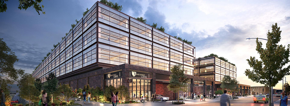 New images released for New York&rsquo;s first heavy-timber waterfront office campus by Foster + Partners