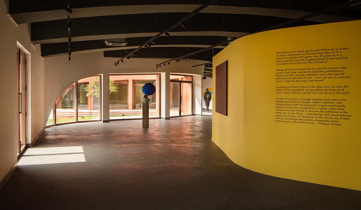 sP+a completes India's new arts centre, Hampi Art Labs, with sinuous concrete volume