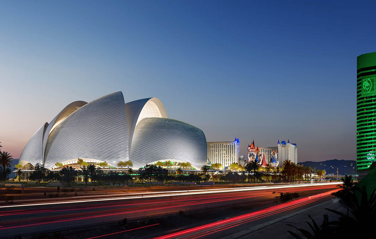 BIG designs new ballpark shaped by five overlapping shells in Las Vegas
