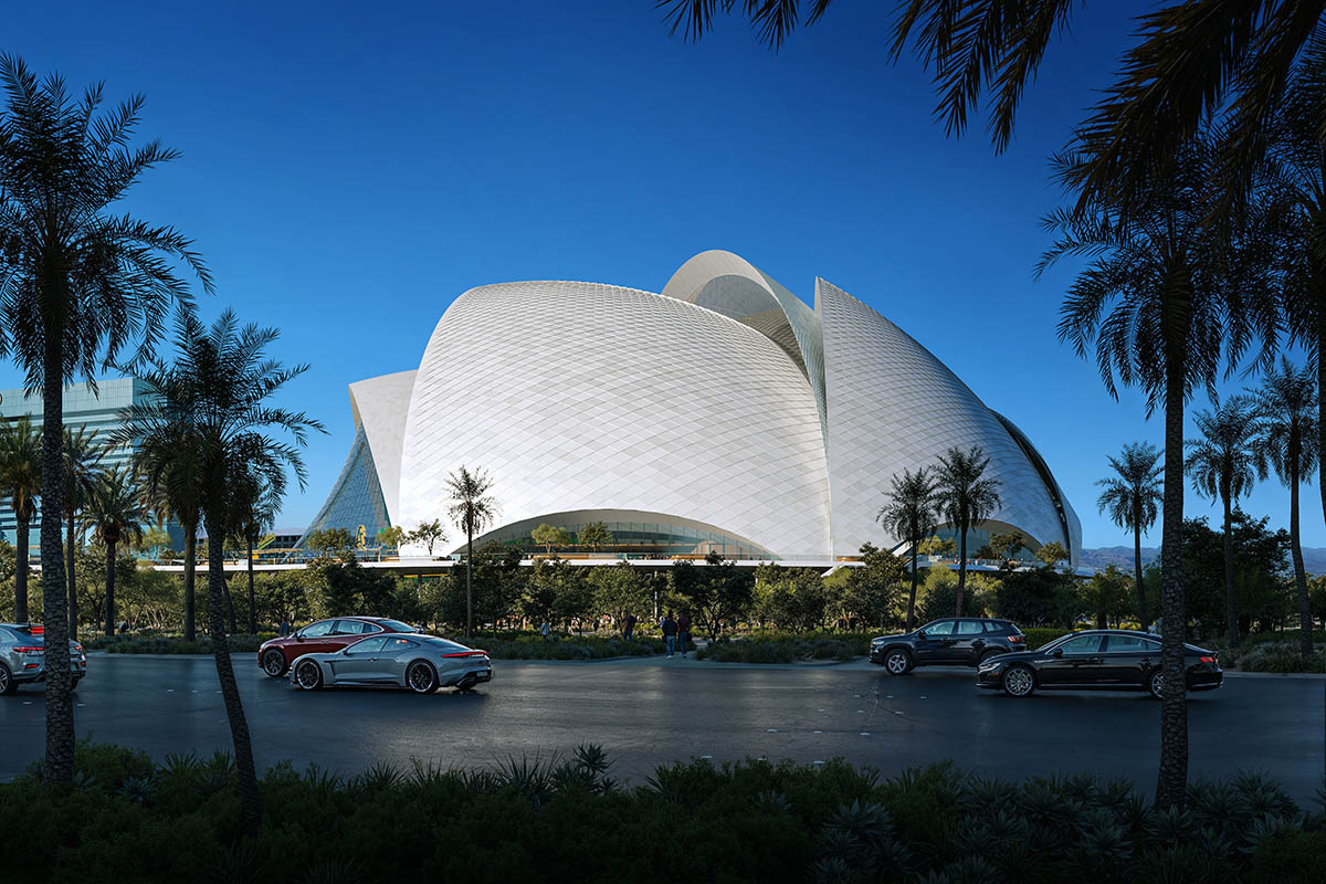 BIG designs new ballpark shaped by five overlapping shells in Las Vegas