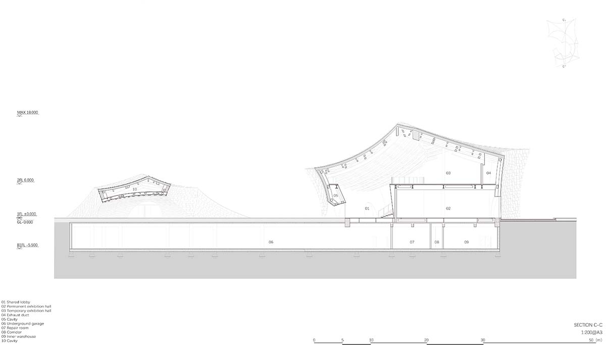 Kengo Kuma & Associates completes clay museum resembling