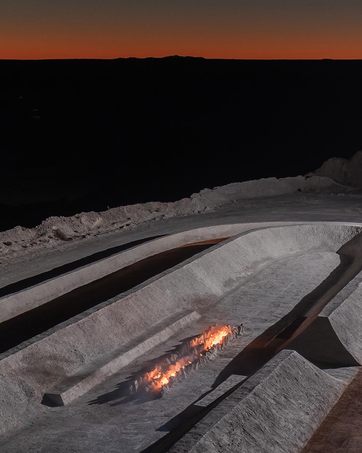 Adidas EQT and PlayLab create a sculpted running track in the New Mexico desert
