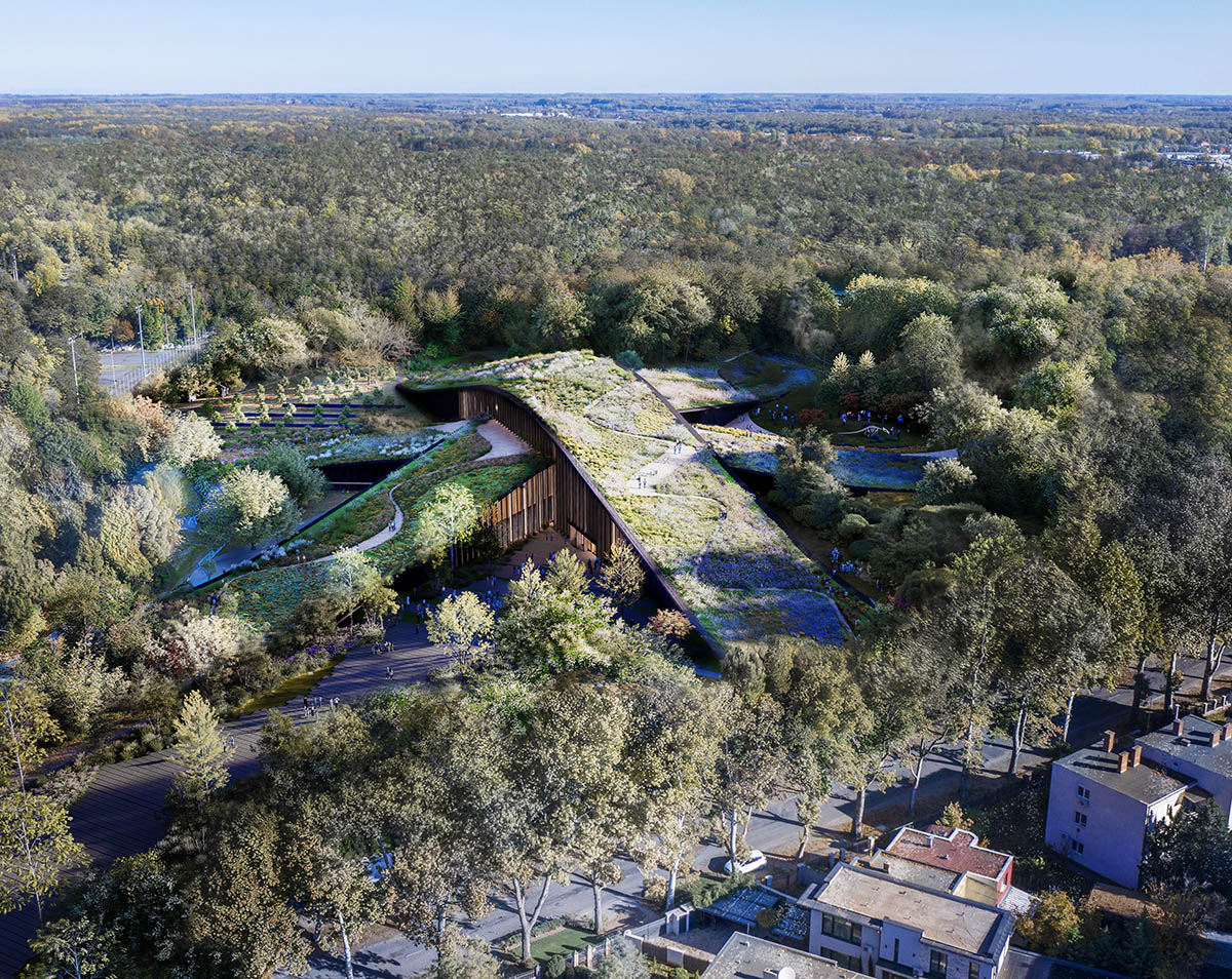 BIG wraps Hungarian Natural History Museum with overlapping landscaped ribbons