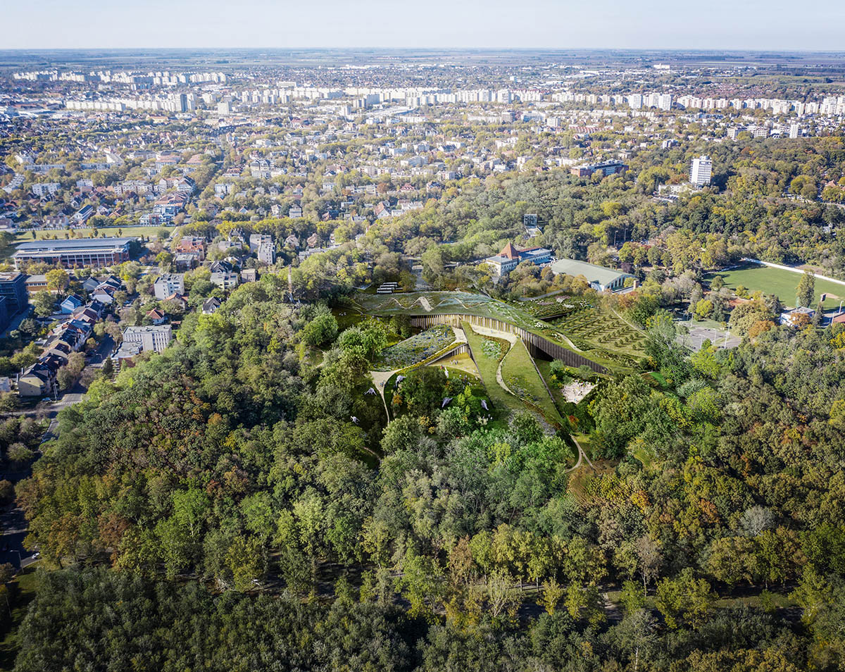 BIG wraps Hungarian Natural History Museum with overlapping landscaped ribbons