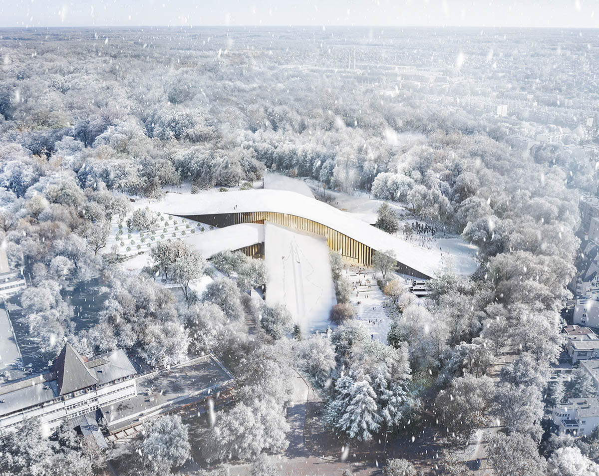 BIG wraps Hungarian Natural History Museum with overlapping landscaped ribbons