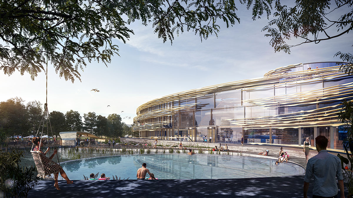 Baca Architects receives planning permission for a sinuous hotel and spa in South Yorkshire