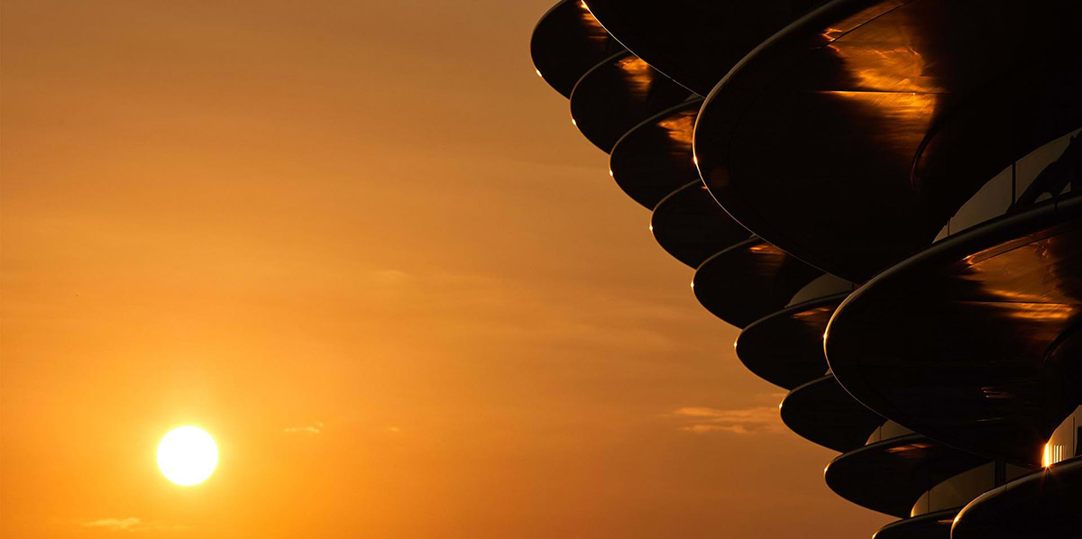 Foster + Partners designs Mobility Pavilion with reflective stainless-steel fins at Expo 2020 Dubai 