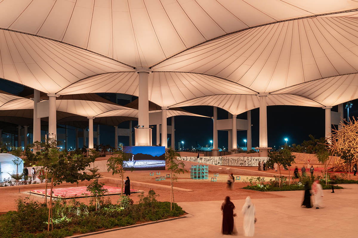 OMA creates scenography with monumental archetypal elements for the Islamic Arts Biennale