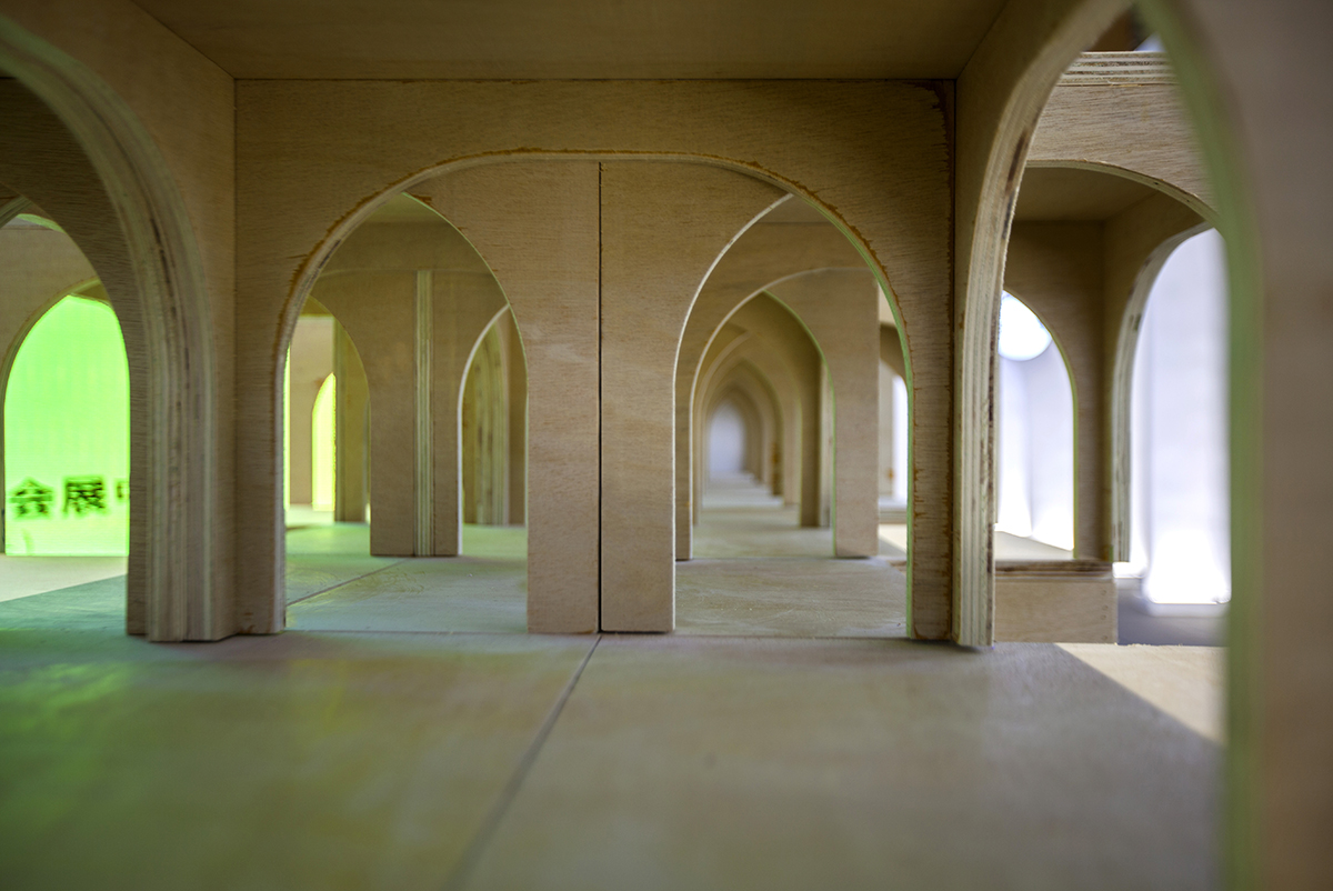 TOWOdesign completes exhibition space composed of different combinations of furnitures