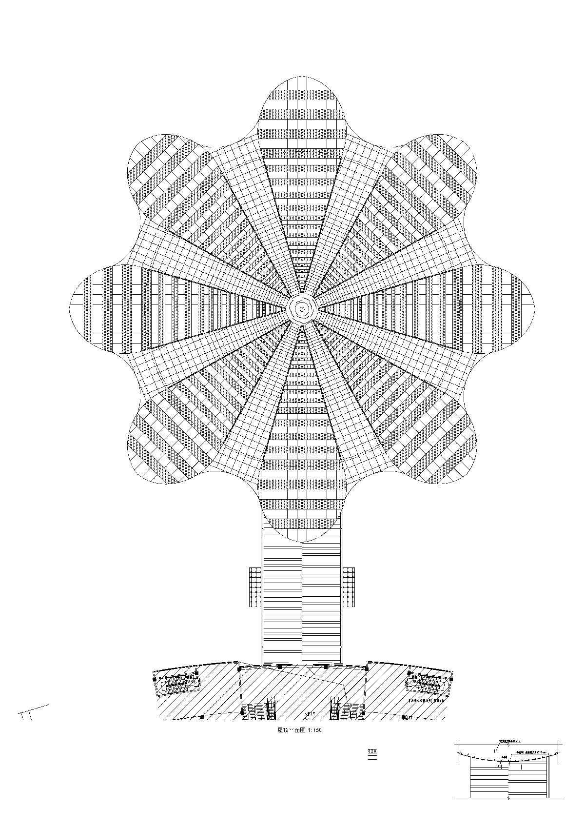 Shanghai United Design Group designs service center inspired by pomegranate flower in Zaozhuang