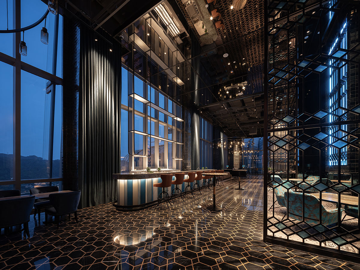 CL3 Architects combines Chinese motifs and crafts in interiors of Chongqing Raffles City complex