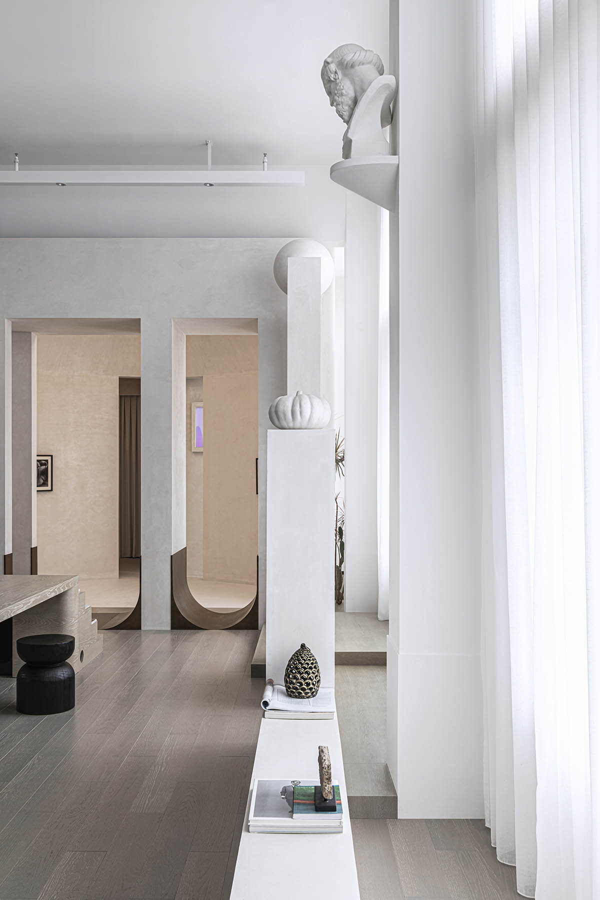 EVD designs its office that features classical aesthetics with arched elements in Shanghai