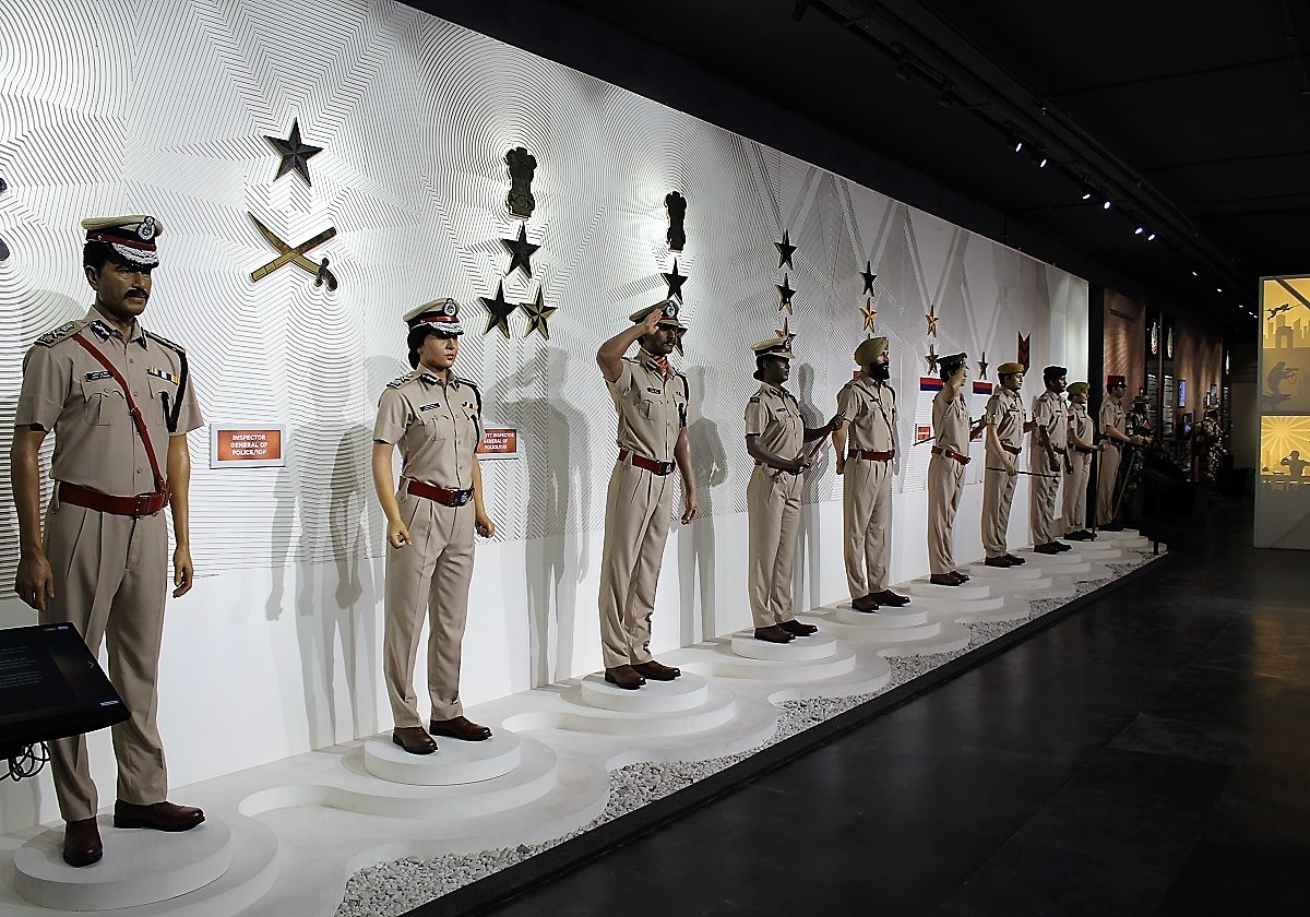 National Police Memorial At New Delhi Is A Blend Of Art, Architecture & Sculpture