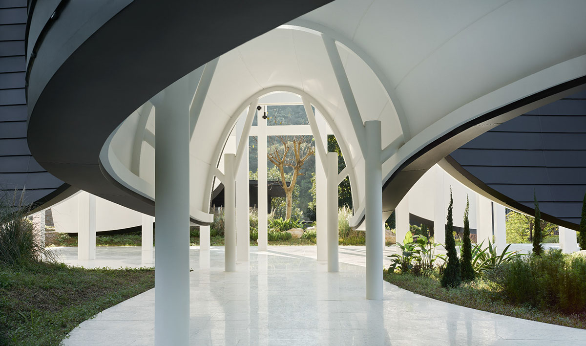 say architects designed ceremony hall with 