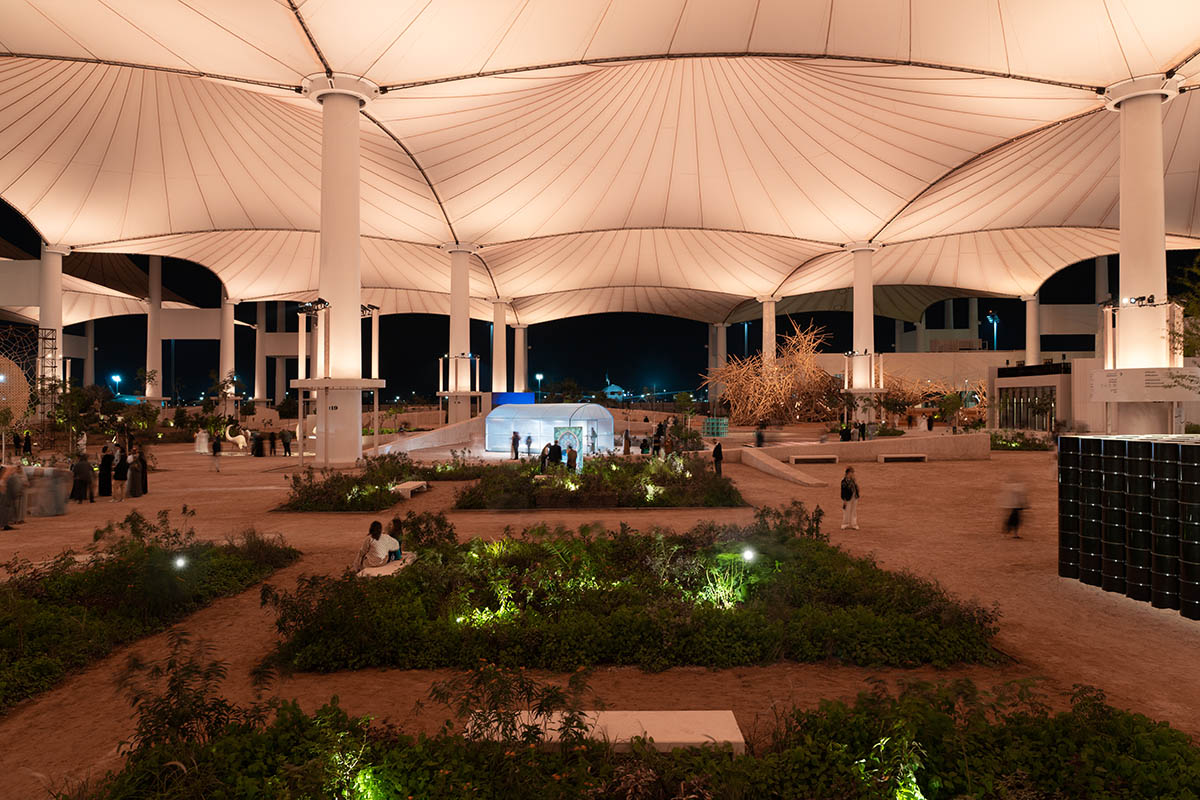 OMA creates scenography with monumental archetypal elements for the Islamic Arts Biennale