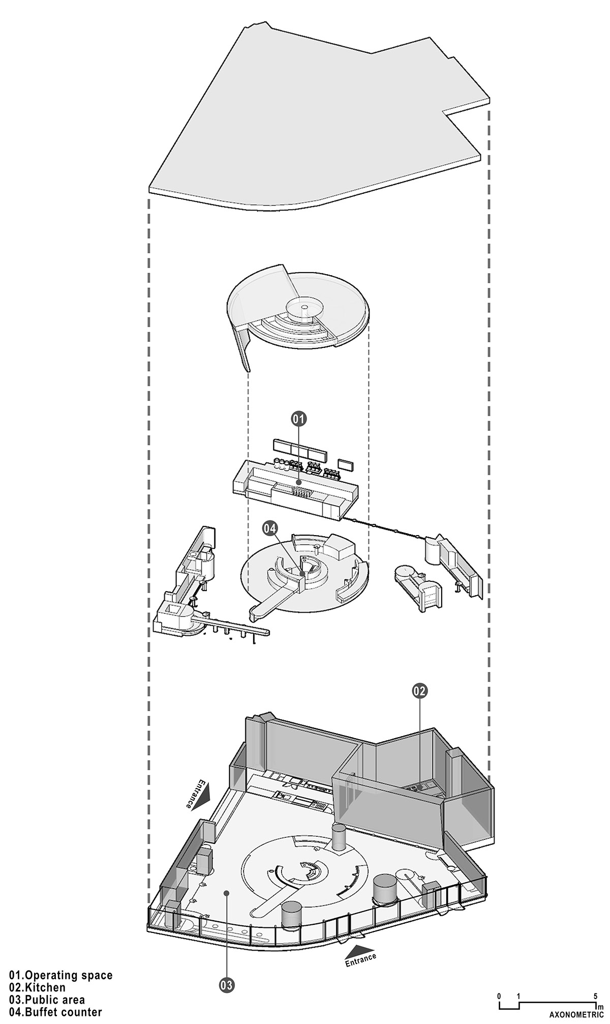 DAS Lab completes HEYTEA Store in Jinan with circular divisions activating movement inside