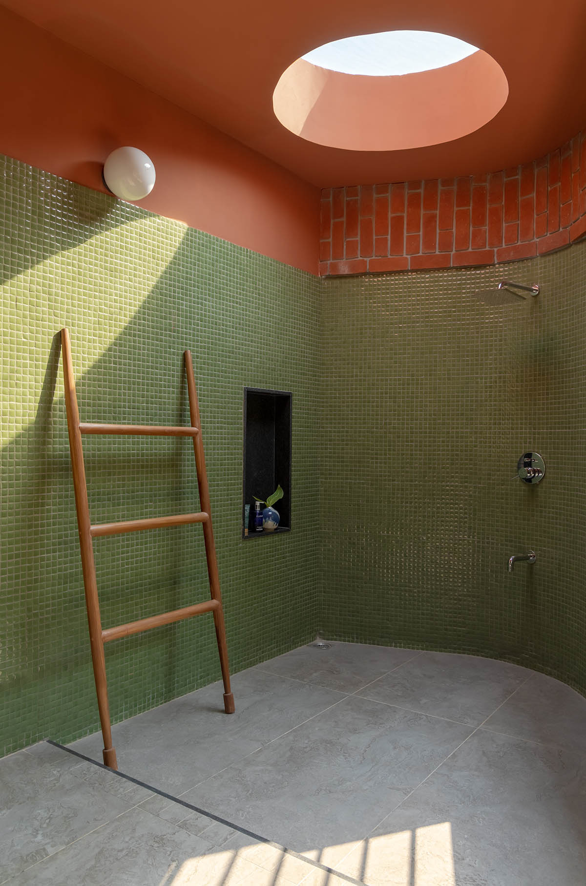 Farmhouse by Studio DesignSeed becomes a natural extension of its surroundings on Indian hills