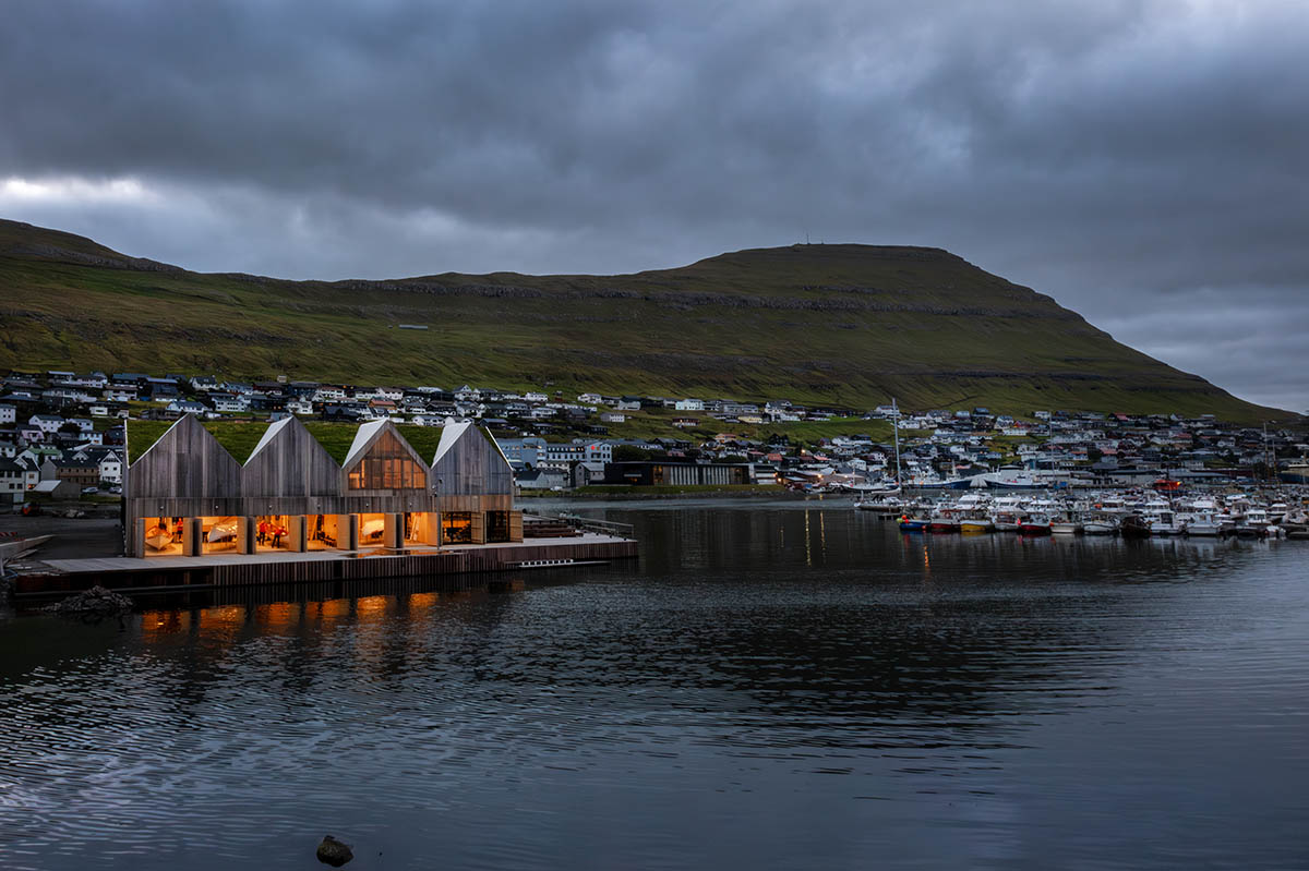 Klaksvik Row Club by Henning Larsen pays homage to Faroe Islands' traditional architecture