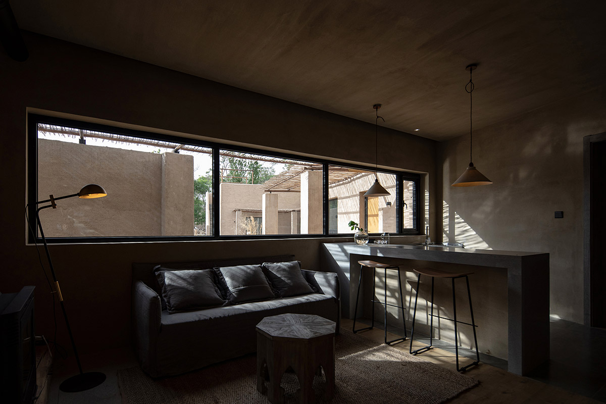 DAS Lab completes Lost Villa Boutique Hotel with earth-toned colours and smooth details in Ningxia