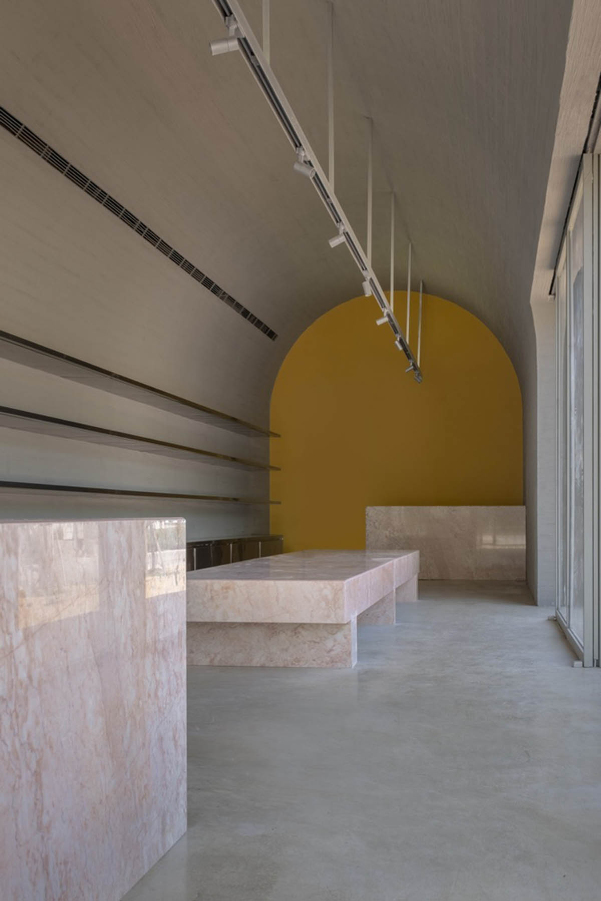 Studio 10 built community center featuring vaulted volumes and smooth corners in Jiaozuo