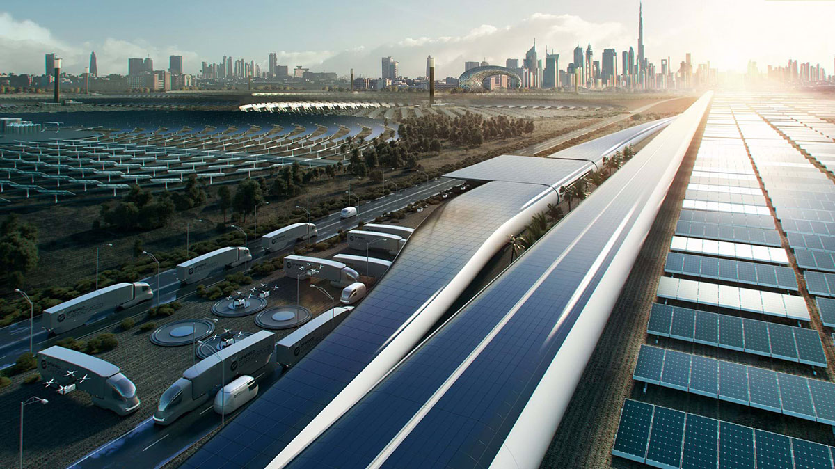 Foster+Partners release video for DP World Cargospeed as it premieres in Dubai