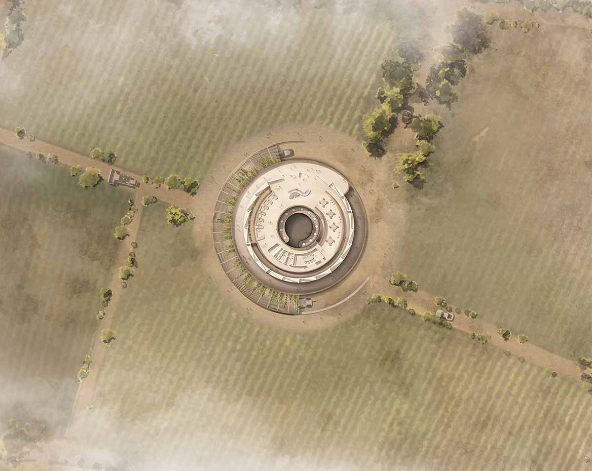 Foster + Partners completes circular Le Dôme winery in the rolling hills of Bordeaux