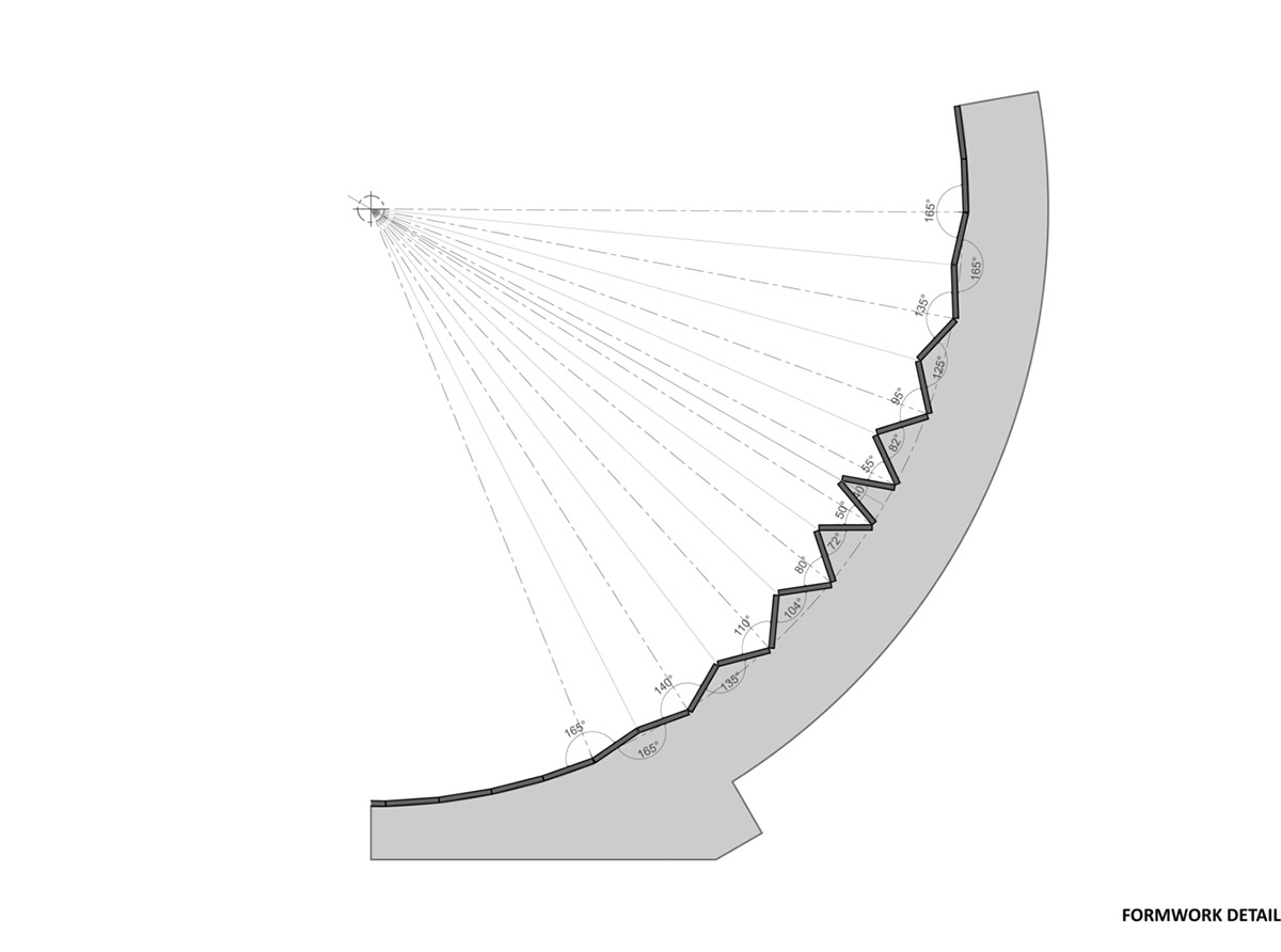 Double(o) Studio built Trefoil House with circular and hexagonal layout merged in one massing
