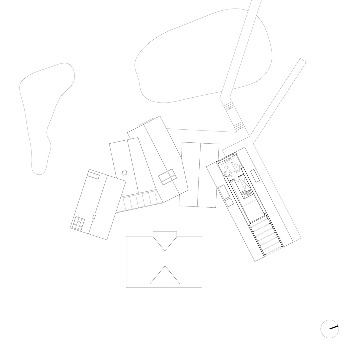 BXBstudio designs Polish Farmhouse with interlocked structures