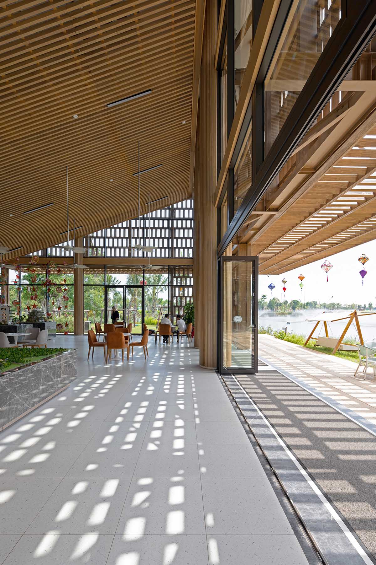 The Park by MIA Design Studio acts like rebellious structures embedded into the landscape 