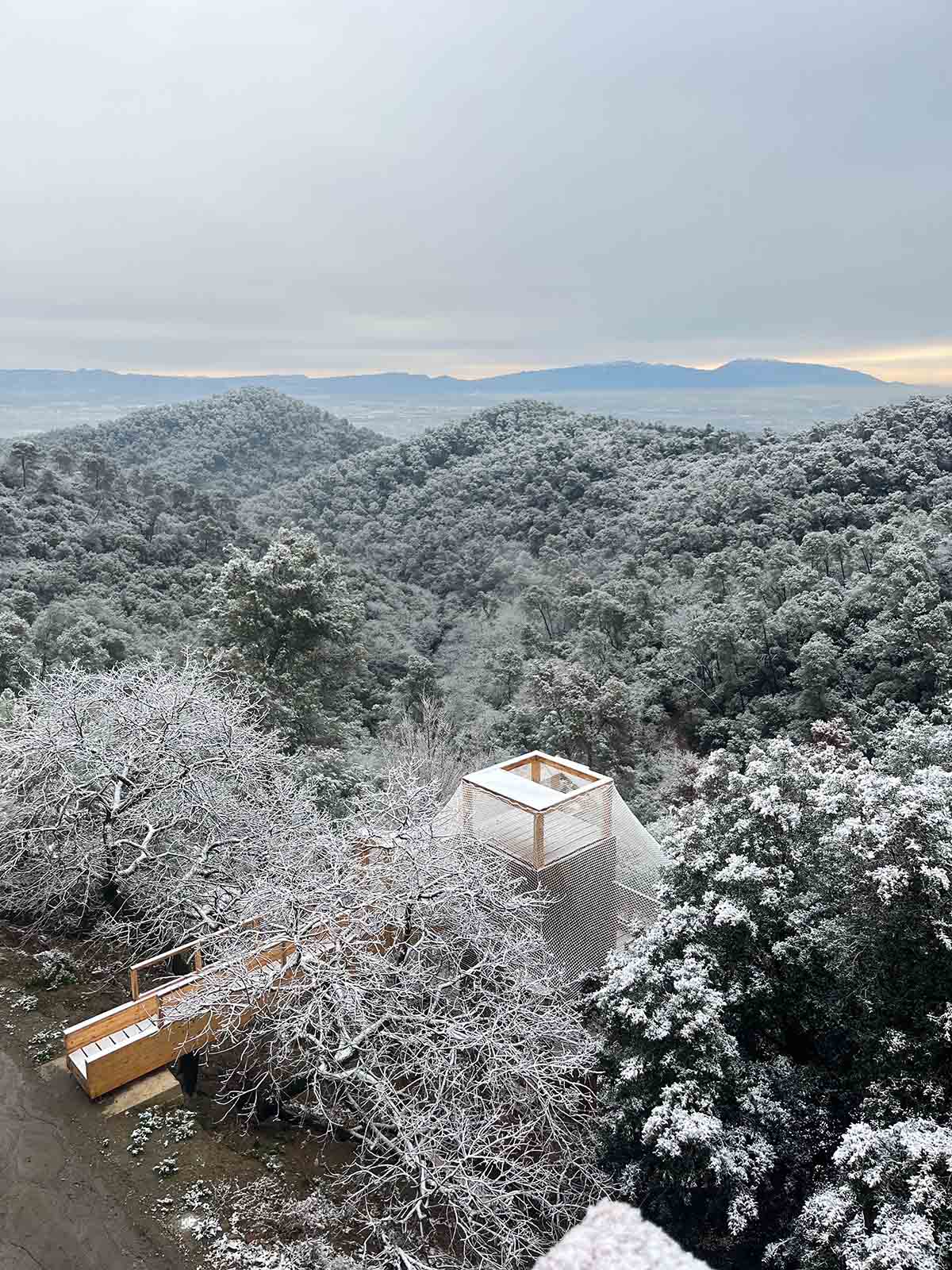 IAAC students built mass timber observatory based on 