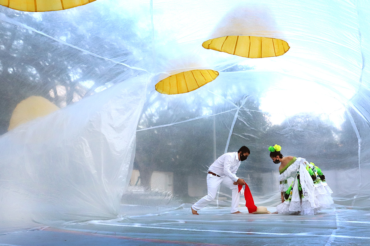 Corhuila University students in Colombia installed Artificial Topographies developed with 3D modeling