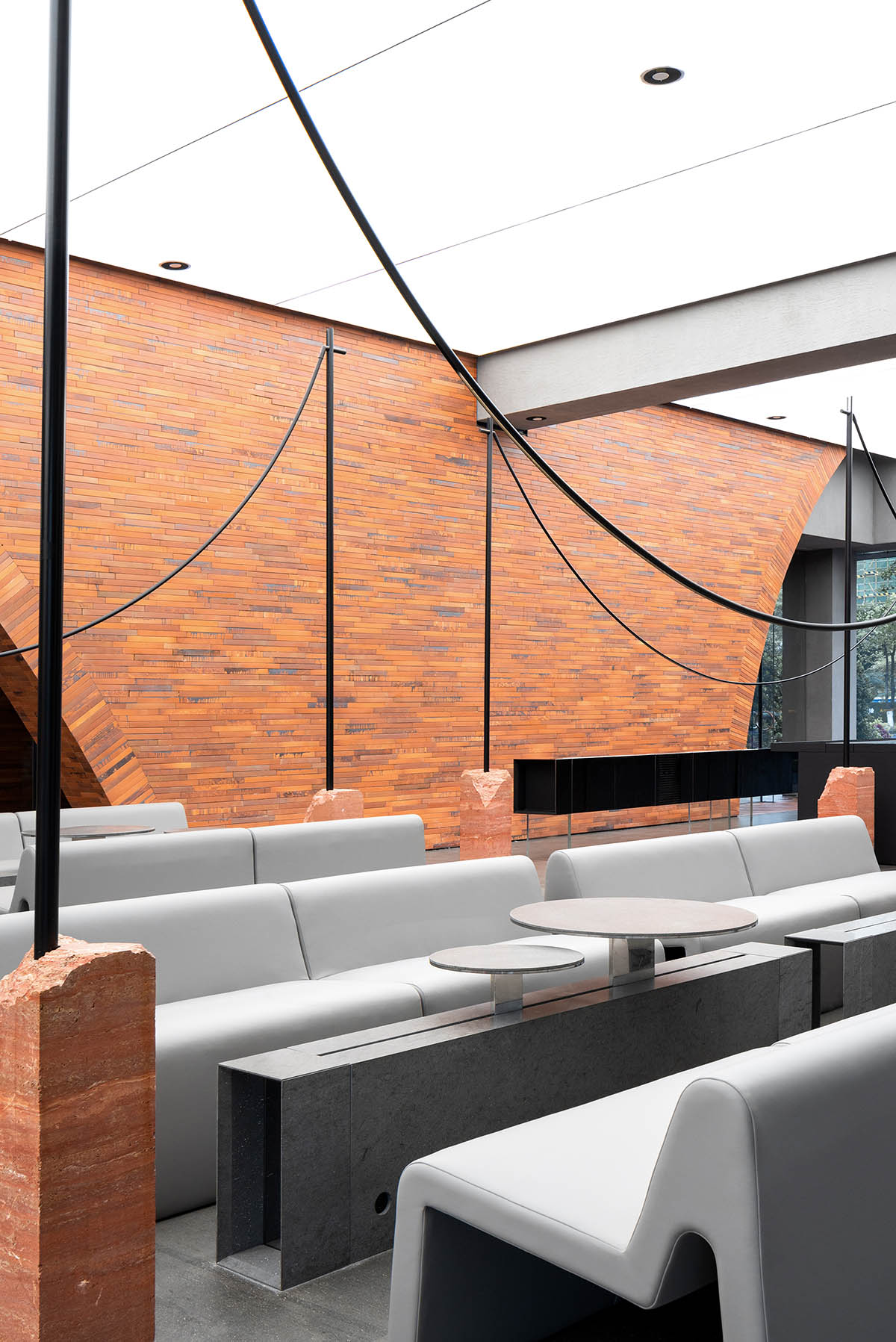 DOMANI completes TIC Art Center with red ceramic brick in Foshan 