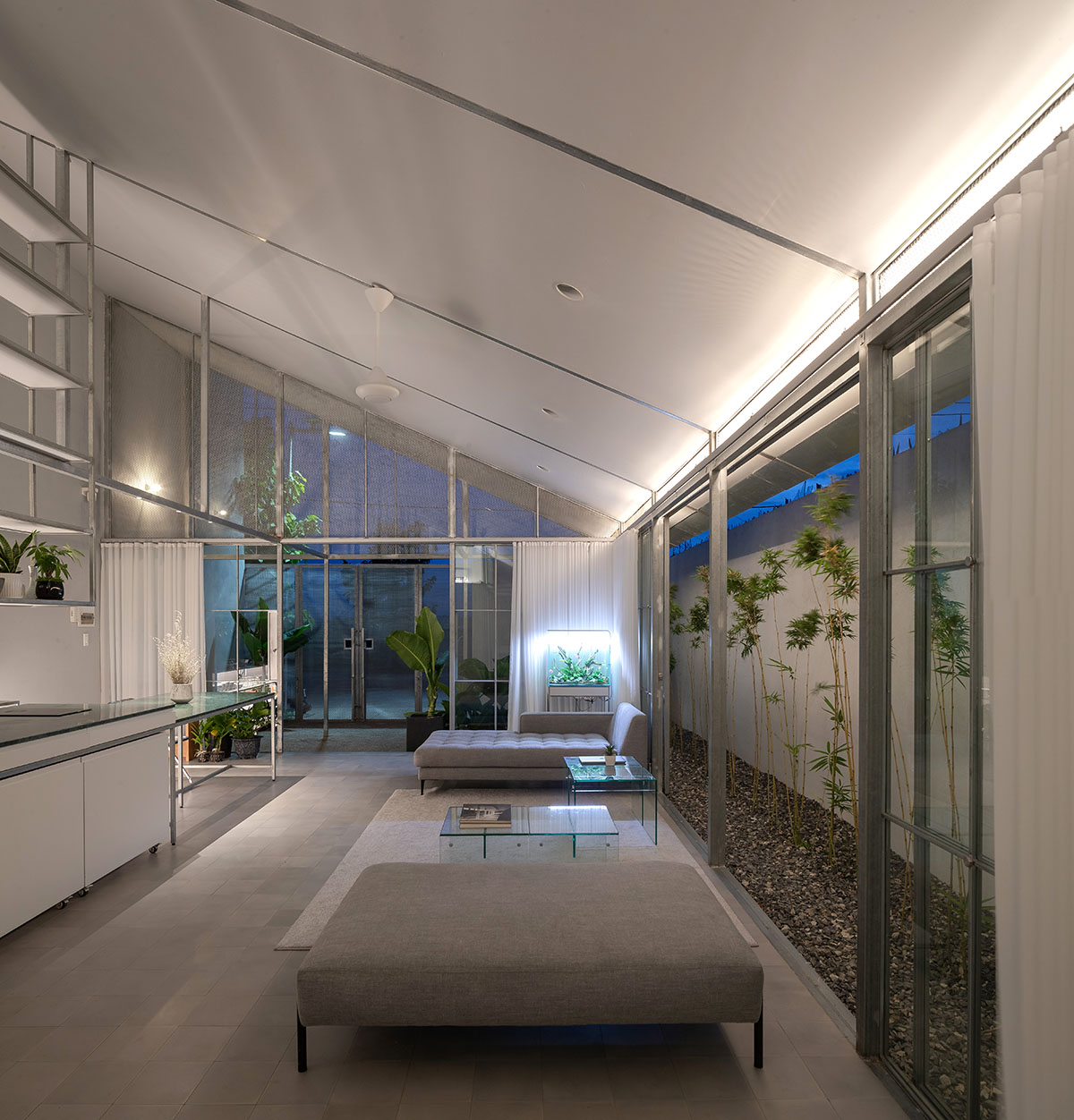 MIA Design Studio completes family house with angular roof in Vietnam 