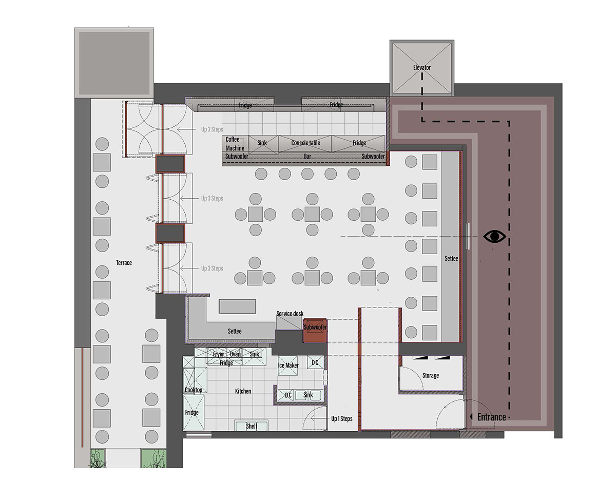 All Design Studio uses bold elements and soft lighting to create Lieben Bar in Shanghai