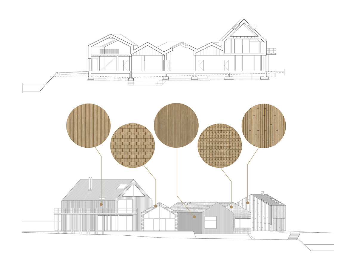 BXBstudio designs Polish Farmhouse with interlocked structures